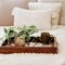 Mowoodwork Decorative Wood Tray many ways to use in the Home or office stained Early America with the vintage look